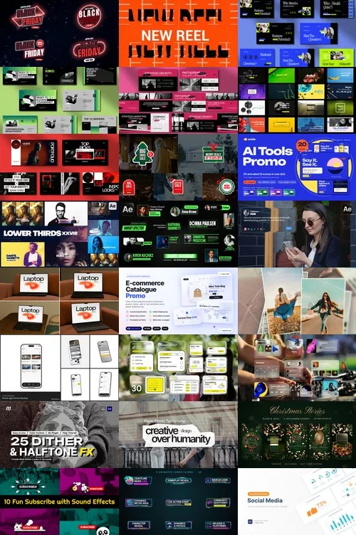 Download 24-in-1 Ultimate Adobe After Effects Templates Bundle - Vol. 5 ...