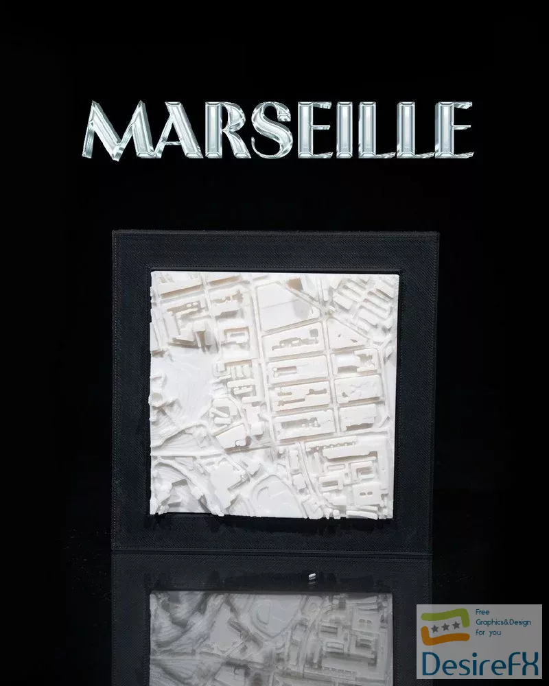 Download Marseille - 3D Print - DesireFX.COM