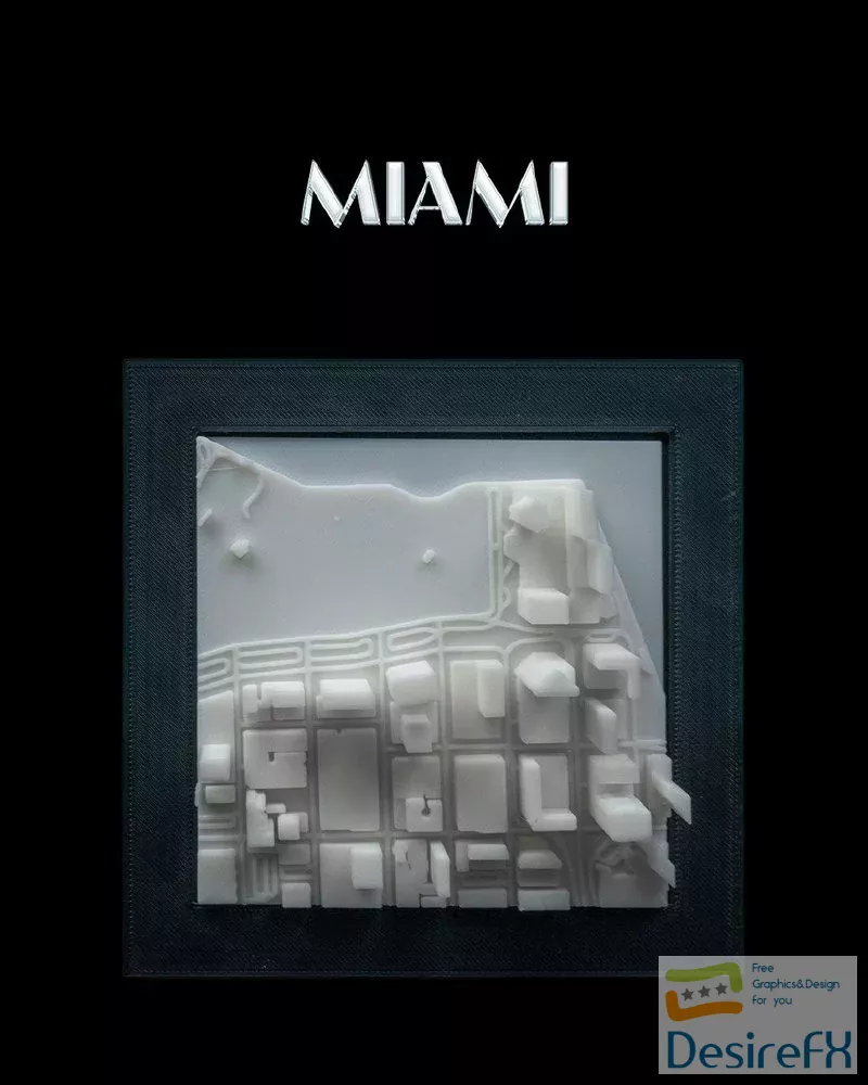 Download Miami - 3D Print - DesireFX.COM