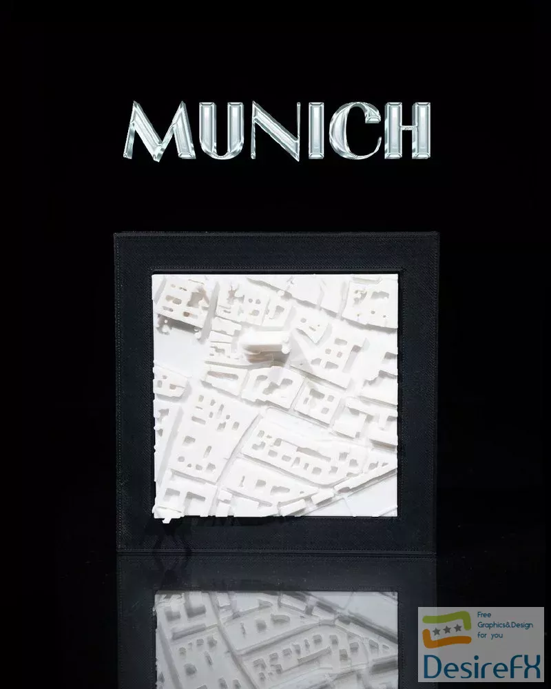 Download Munich - 3D Print - DesireFX.COM