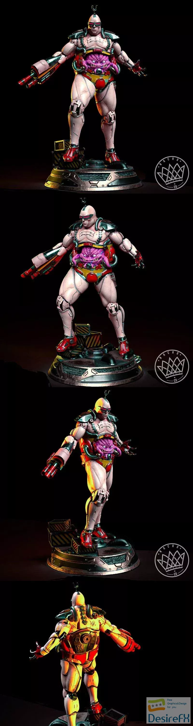 Download Mortaya Statue 3D Print - DesireFX.COM