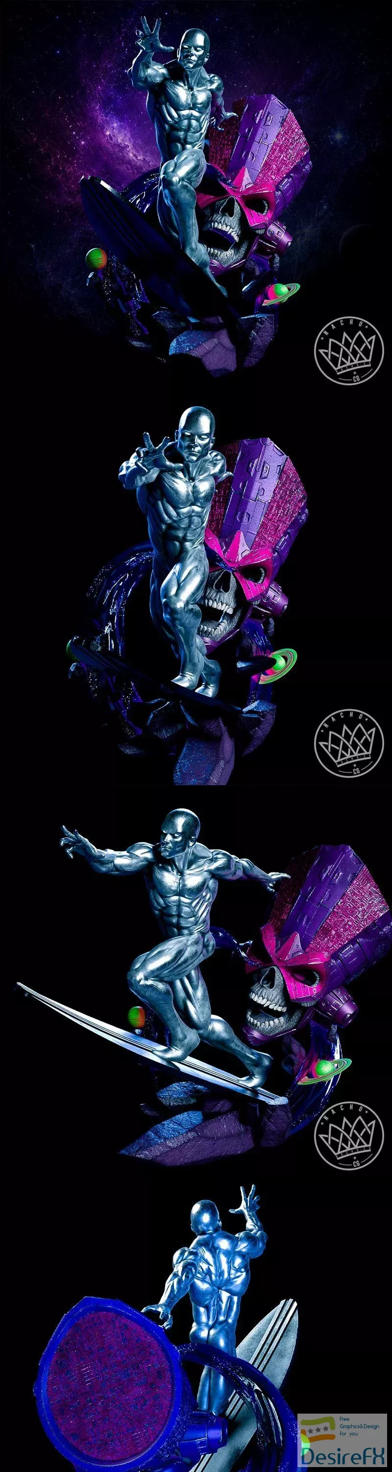 Download Mortaya Statue 3D Print - DesireFX.COM